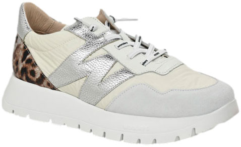 Sneakersy Wonders A-24100 Trend V Blanco Nylon Fog Hielo