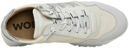 Sneakersy Wonders A-24100 Trend V Blanco Nylon Fog Hielo