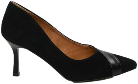 Szpilki Modne Prestige 2265/SZP K-Zamsz +Lico Skóra Naturalna