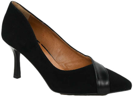 Szpilki Modne Prestige 2265/SZP K-Zamsz +Lico Skóra Naturalna