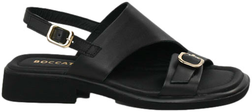 Sandały Boccato G058.1019 Siyah Deri Skóra Naturalna