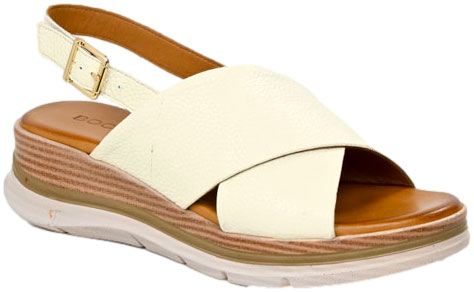Sandały Boccato 030.104.2231 1001 Beige Skóra Naturalna