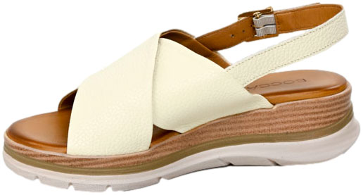 Sandały Boccato 030.104.2231 1001 Beige Skóra Naturalna