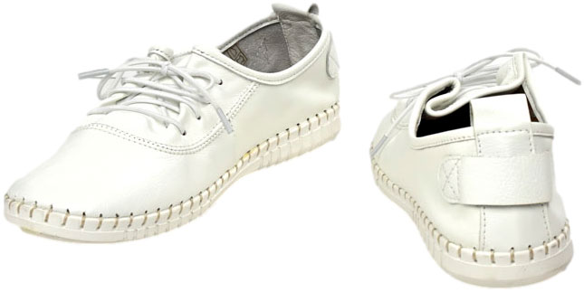 Sneakersy Boccato 500 1722 23 White  Skóra Naturalna