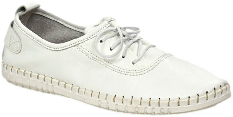 Sneakersy Boccato 500 1722 23 White  Skóra Naturalna