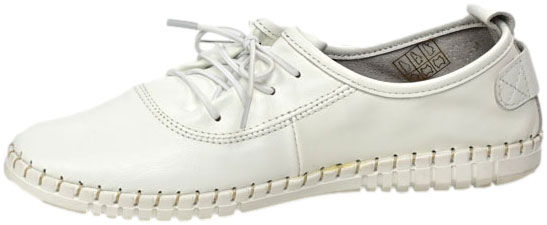 Sneakersy Boccato 500 1722 23 White  Skóra Naturalna