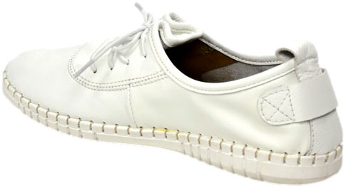 Sneakersy Boccato 500 1722 23 White  Skóra Naturalna