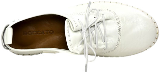 Sneakersy Boccato 500 1722 23 White  Skóra Naturalna