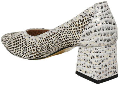 Czółenka Boccato 0436-00401 90.3 White Skóra Naturalna