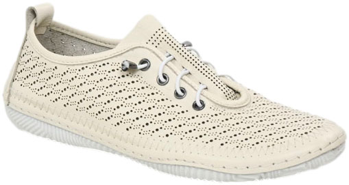 Sneakersy Boccato 0109-010-LZR1 08 Beige Skóra Naturalna