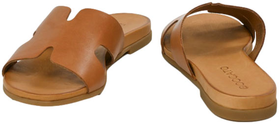 Klapki Boccato 030.02.0660 Coconut Skóra Naturalna