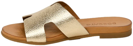 Klapki Boccato 030.02.0660 Botanic Gold Skóra Naturalna