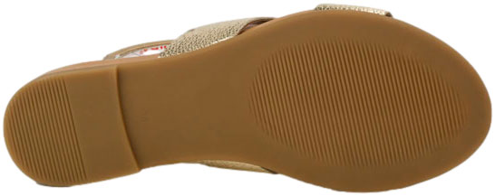 Klapki Boccato 030.02.0660 Botanic Gold Skóra Naturalna