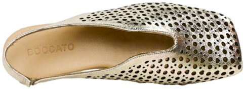 Sandały Boccato 020.1223 040 T KHV Złoto Skóra Naturalna