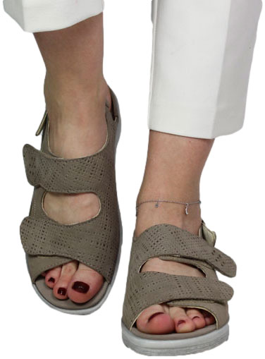 Sandały Wygodne Waldlaufer 8110042010000523797 Skóra Naturalna