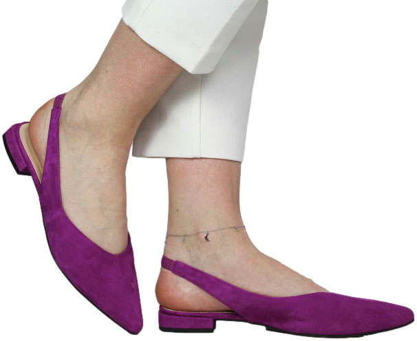 Sandały Visconi 7446387/062 Fuksja  Skóra Naturalna