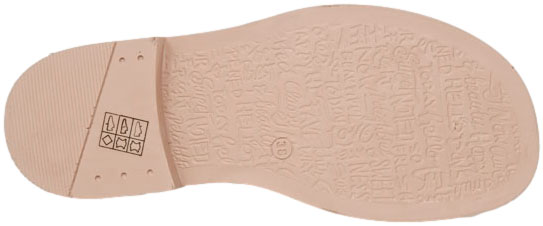 Klapki Boccato 020.EVR-02 040T Złoty Skóra Naturalna