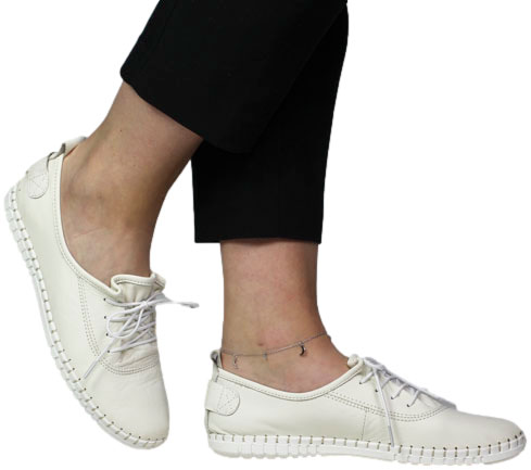 Sneakersy Boccato 500 1722 44 Beż  Skóra Naturalna