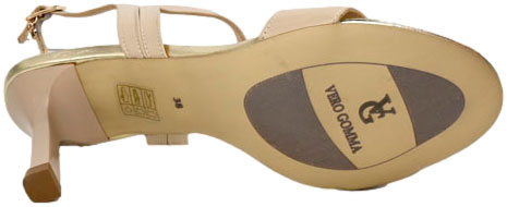 Sandały Eleganckie Prestige 2314/KL S-128 Beż Skóra Naturalna