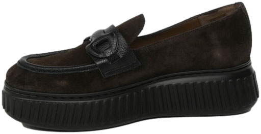 Mokasyny Wonders A-5203 Charme Testa Wild Negro Skóra Naturalna