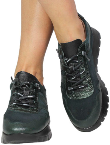 Sneakersy Wonders A-24110 Wild Alpine Trend Alpine Skóra Naturalna