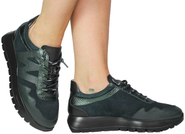 Sneakersy Wonders A-24110 Wild Alpine Trend Alpine Skóra Naturalna