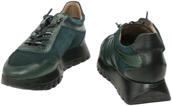 Sneakersy Wonders A-24110 Wild Alpine Trend Alpine Skóra Naturalna