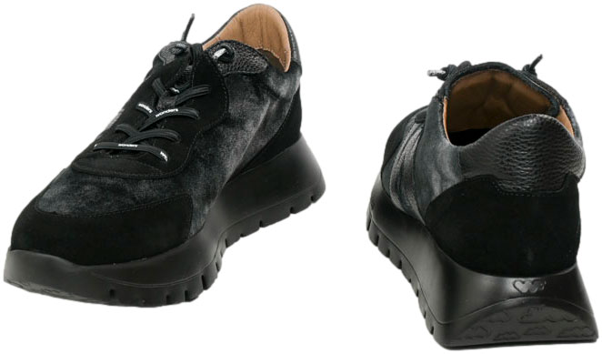 Sneakersy Wonders A-24111 Trend Negro Tej.Negro 