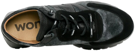 Sneakersy Wonders A-24111 Trend Negro Tej.Negro 