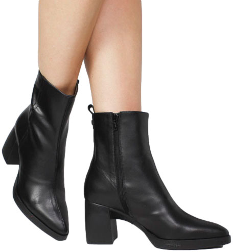 Botki Wonders L-1601 Isy Negro Skóra Naturalna 