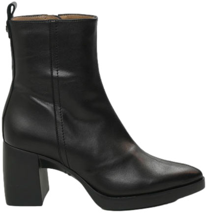 Botki Wonders L-1601 Isy Negro Skóra Naturalna 