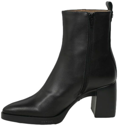 Botki Wonders L-1601 Isy Negro Skóra Naturalna 