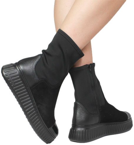 Botki Wonders A-5207 Lack Negro Charme Negro