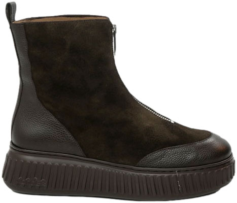 Botki Wonders A-5202 Wild Coffe Charme Testa Skóra Naturalna