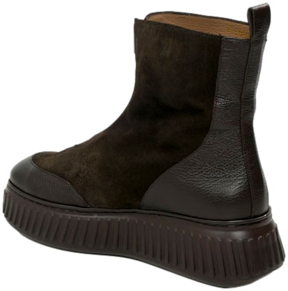 Botki Wonders A-5202 Wild Coffe Charme Testa Skóra Naturalna