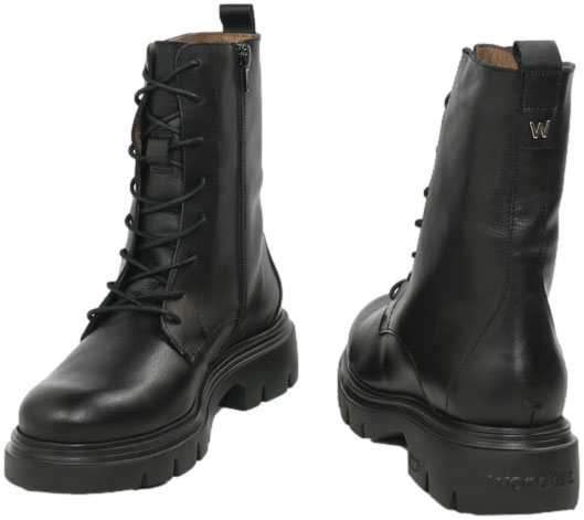 Trzewiki Wonders A-4313 Alice Negro Skóra Naturalna