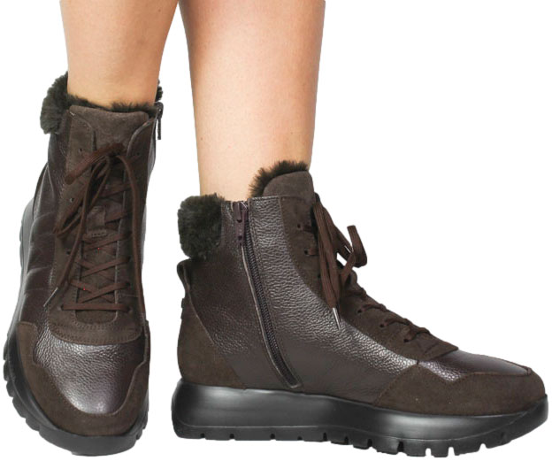 Trzewiki Wonders A-2497-Y Trend Testa Wild Coffe Skóra Naturalna