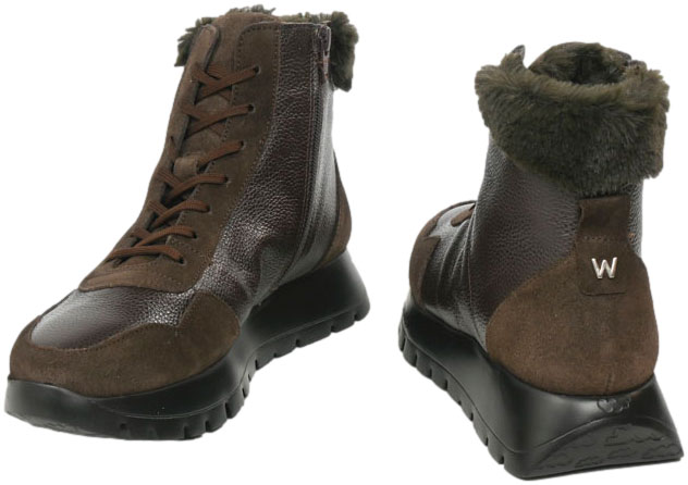 Trzewiki Wonders A-2497-Y Trend Testa Wild Coffe Skóra Naturalna