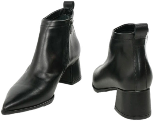 Botki Boccato G053.08239 100 Czarny Skóra Naturalna