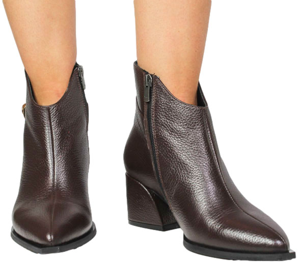 Botki Boccato G070.2944 370 Brąz Skóra Naturalna