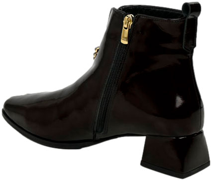Botki Boccato 696.2579 663TSYH Bordo Skóra Naturalna