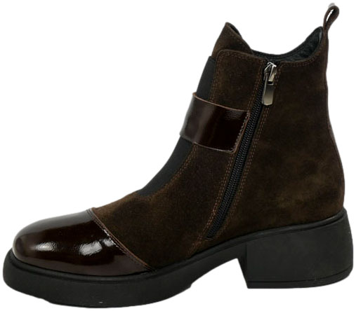 Botki Boccato P593.2816 10-93 Brąz Skóra Naturalna