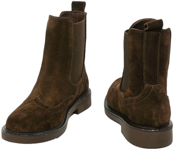 Botki Boccato 034.7200 R634 Brąz Skóra Naturalna