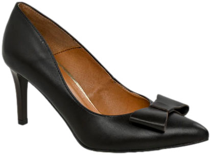 Szpilki  Prestige 2322/SZP Brąz-Lico Skóra Naturalna
