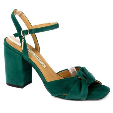 Sandały Bravo Moda 1907 Green Zamsz