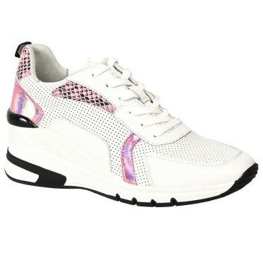 Sneakersy Caprice 9-23722-26 112 White Pink Com Skóra_TN