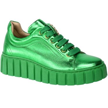 Sneakersy Karino 4189-066 Zielone Lico Skórzane_TN