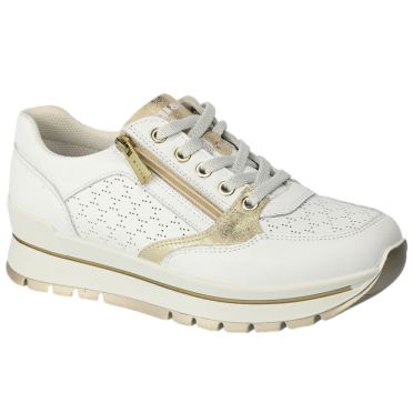Sneakersy Igi&Co 3660300 Skórzane Nappa.Soft.Bianco