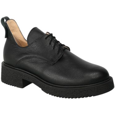 Półbuty Euromoda Shoes TMX1655 Czarny G Skórzane