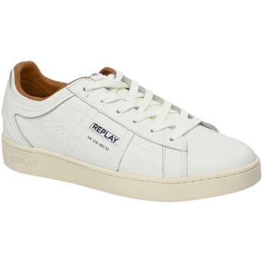 Sneakersy Replay GMZ3B.000 C0017L White Skóra Naturalna